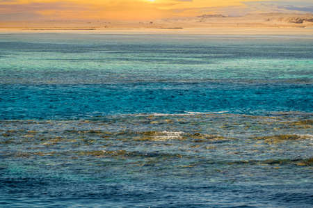 Ras Mohammed National Park is a national park in Egypt at the southern extreme of the Sinai Peninsula, overlooking the Gulf of Suez on the west and the Gulf of Aqaba to the east. sea backgroundの写真素材