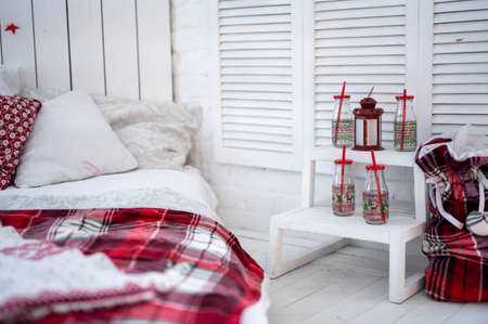 new year, Christmas interior decor, holiday winter, happiness family, morning after christmas....