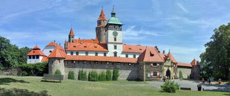 Beautiful castle Bouzovの写真素材