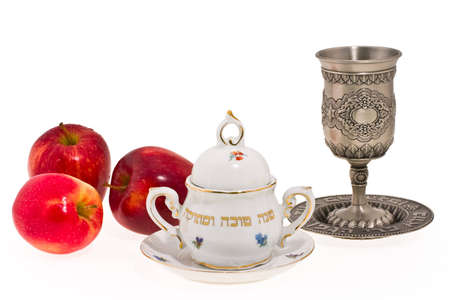   Apples and honey are symbols of the Jewish new year