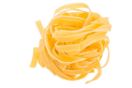 ball home noodles on a white backgroundの写真素材