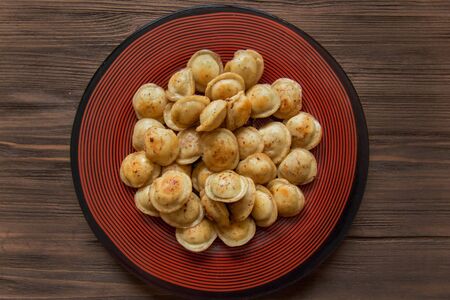 fried meat dumplingsの写真素材