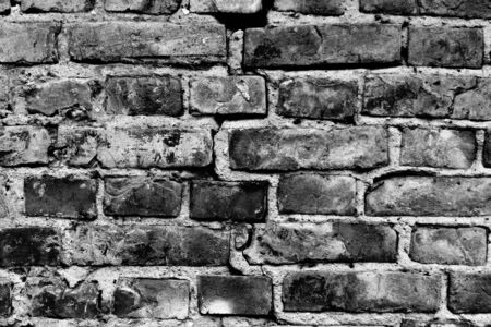 old vintage a brick wallの写真素材