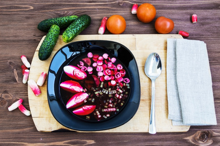 friedge national dish on a wooden board