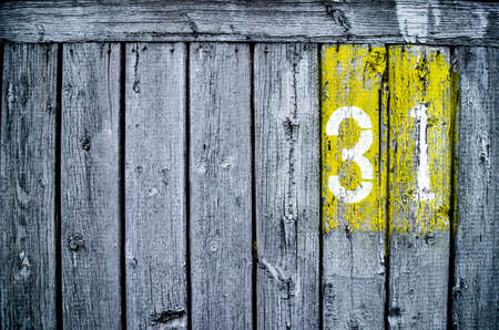 Grey or gray industrial wood grunge wall background.の写真素材