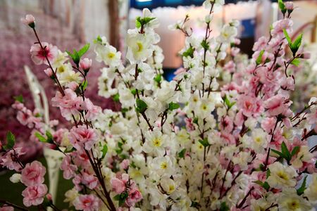 Florist made an incredibly beautiful wedding bouquetの写真素材