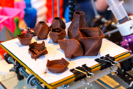Plastic models made on a 3d printer