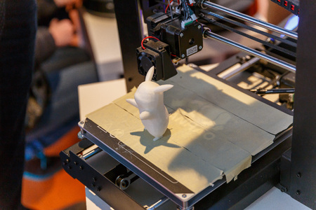 High-tech 3d printer for creating different models and things