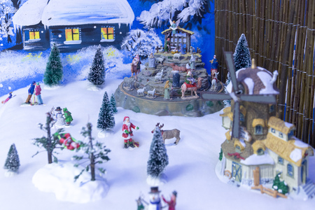 MINSK, BELARUS - OCTOBER 10, 2017: NEW YEAR AND CHRISTMAS FURNITURE TOY AND SOUVENIRS SHOPのeditorial素材