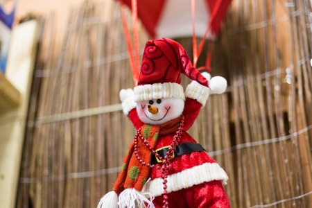 MINSK, BELARUS - OCTOBER 10, 2017: NEW YEAR AND CHRISTMAS FURNITURE TOY AND SOUVENIRS SHOPのeditorial素材