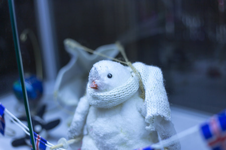 MINSK, BELARUS - OCTOBER 10, 2017: NEW YEAR AND CHRISTMAS FURNITURE TOY AND SOUVENIRS SHOPのeditorial素材