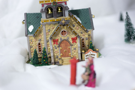 MINSK, BELARUS - OCTOBER 10, 2017: NEW YEAR AND CHRISTMAS FURNITURE TOY AND SOUVENIRS SHOPのeditorial素材