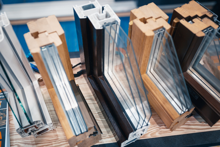 Design of pvc profiles for windowの写真素材