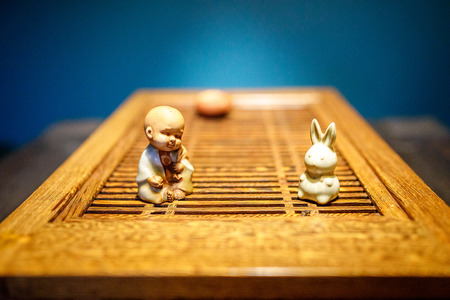 Shen Puer tea brewing process, tea ceremonyの写真素材