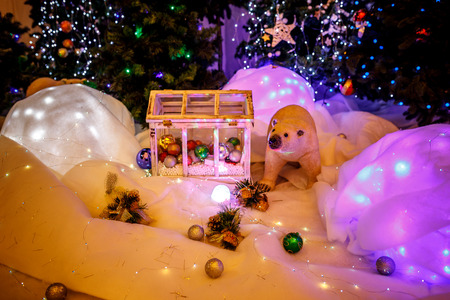 Christmas tree 2019, Christmas decorations, fairy figures and toys