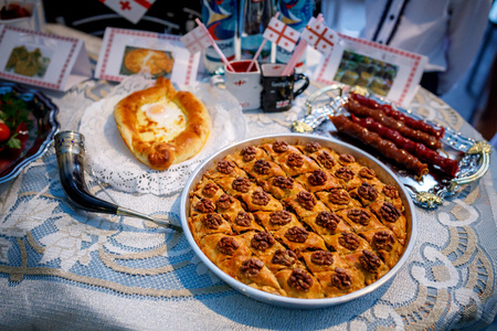 national cuisine of Georgiaの写真素材