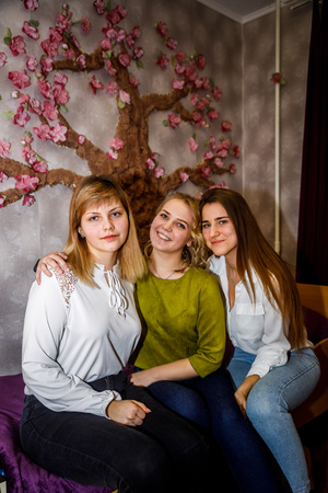 MINSK, BELARUS - 20 JANUARY, 2018: students in the dorm roomのeditorial素材