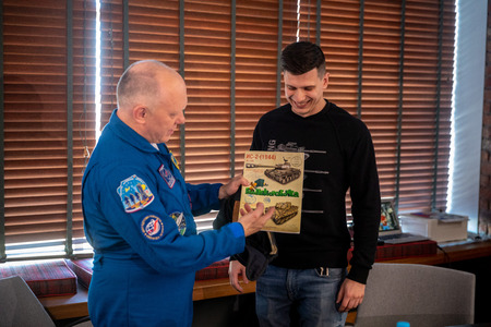 MINSK, BELARUS - 1 MARTH, 2019: Russian cosmonaut Oleg Artemyevのeditorial素材