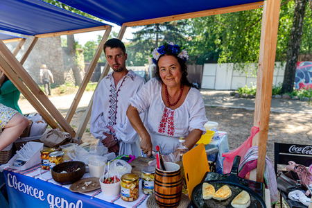 MINSK, BELARUS - 1 JUNE, 2019: farm ecomarketのeditorial素材