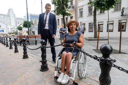 MINSK, BELARUS - 1 JUNE, 2019: farm ecomarketのeditorial素材