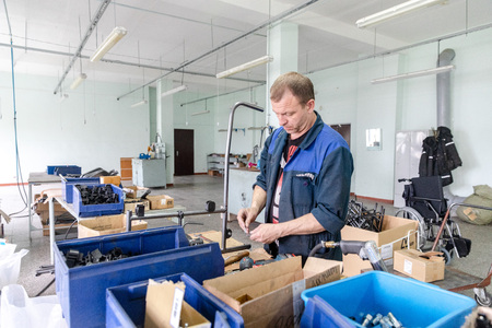 MINSK, BELARUS - 1 JUNE, 2019: wheelchair factoryのeditorial素材