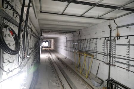 tunnels and metro stations under constructionの写真素材