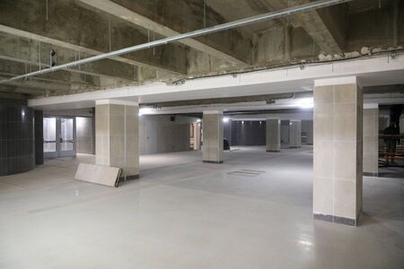 tunnels and metro stations under constructionの写真素材