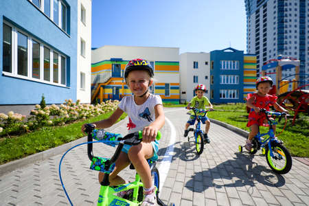 MINSK, BELARUS - 1 MARCH, 2020: little children in kindergartenのeditorial素材