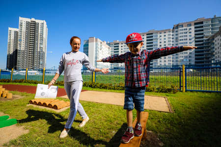 MINSK, BELARUS - 1 MARCH, 2020: little children in kindergartenのeditorial素材