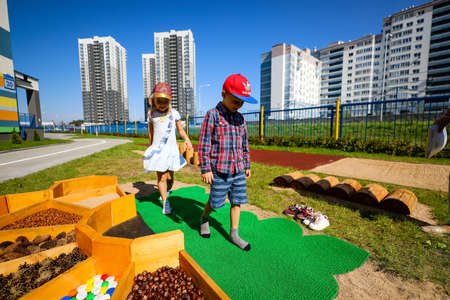 MINSK, BELARUS - 1 MARCH, 2020: little children in kindergartenのeditorial素材
