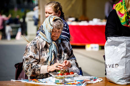 MINSK, BELARUS - 1 MAY, 2019: Orthodox celebrate Easterのeditorial素材