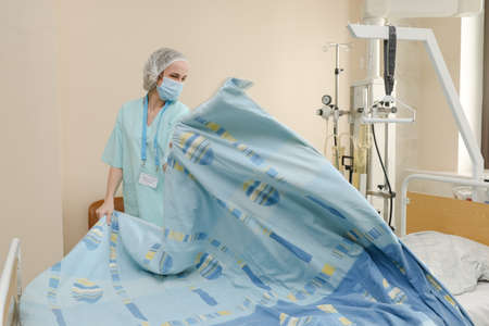 MINSK, BELARUS - 1 March, 2022: gynecological hospital working during coronavirusのeditorial素材
