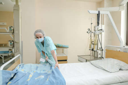MINSK, BELARUS - 1 March, 2022: gynecological hospital working during coronavirusのeditorial素材