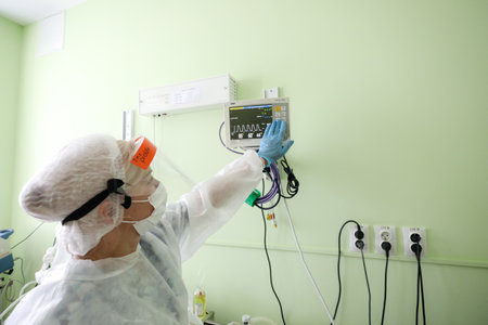MINSK, BELARUS - 9 SEPTEMBER, 2022: hospice for sick orphansの写真素材