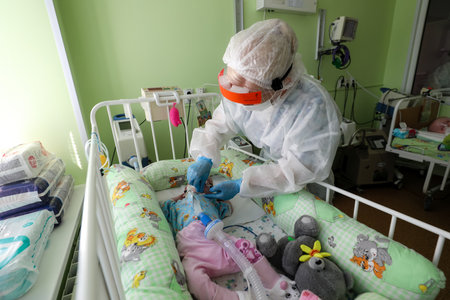 MINSK, BELARUS - 9 SEPTEMBER, 2022: hospice for sick orphansの写真素材