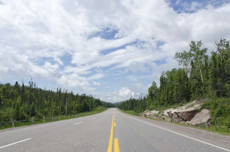 TransCanada highway along Superior Lake shore