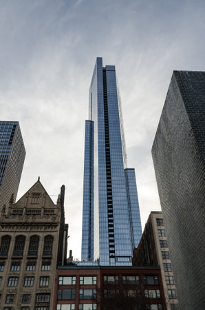 View of buildings on downtown Chicago