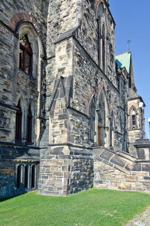 Historic buildings in Downtown Ottawa, Canadaのeditorial素材