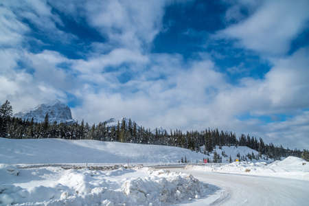 Rocky Mountains in Banff Park, Alberta, Canada