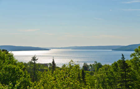 Water share landscape of Newfoundland Canadaの写真素材