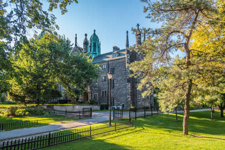 Historic buildings in Downtown Toronto, Canadaの写真素材