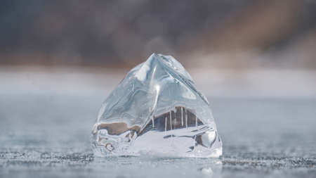 ice floe-an iceberg on lake Baikal
