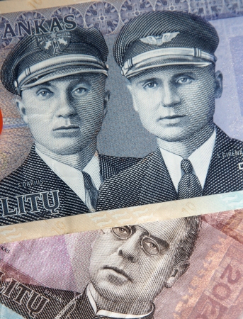 Part of Lithuanian litas