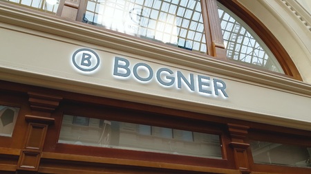 JUN 30, 2018, MOSCOW, RUSSIA Bogner Store Sign in GUM MOSCOWのeditorial素材
