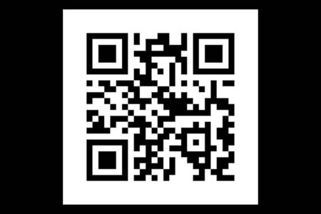 QR code With encoded text - quarantine, pass, covid-19 on black