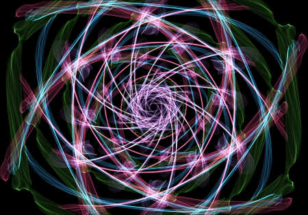 Imaginatory lush fractal texture generated image abstract background
