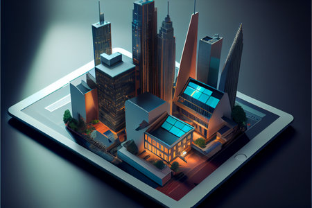 Project visualization using augmented reality tools. Designing and presenting with a tablet...