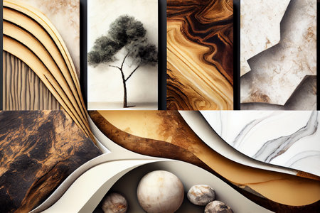 grunge stone background. surface of the marble with gray tint. Ai generativeの素材