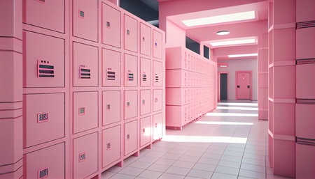 luxury and very clean dressing room in european style, ai generativeの素材