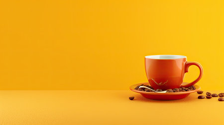 white cup with hot liquid and steam on blackの素材